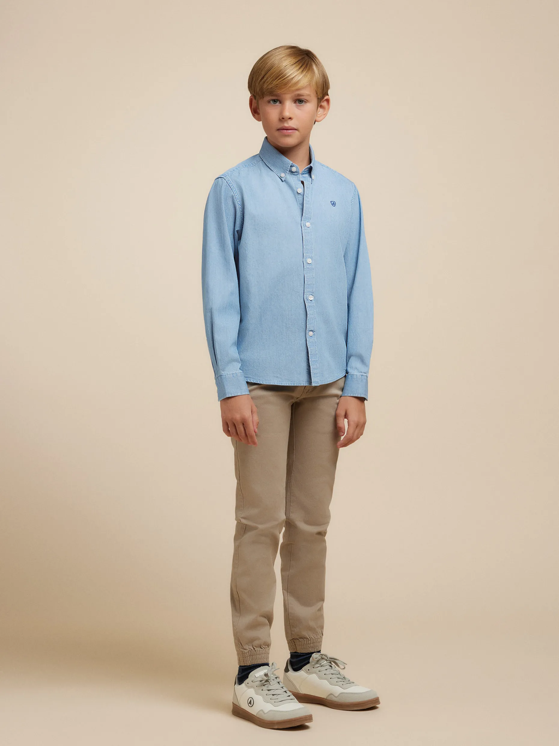 CAMISA DENIM KIDS <Alvaro Moreno Discount