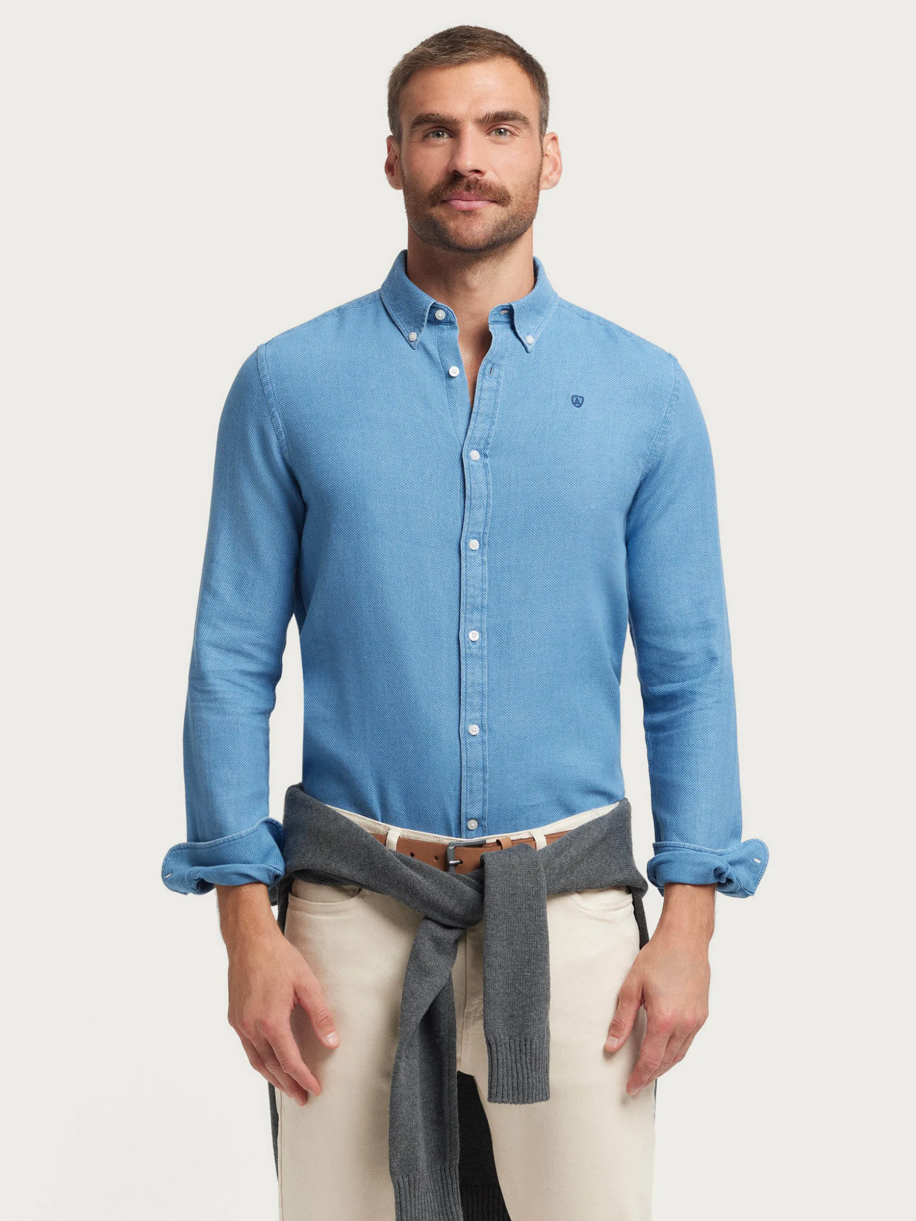 CAMISA DENIM NIDO <Alvaro Moreno Cheap