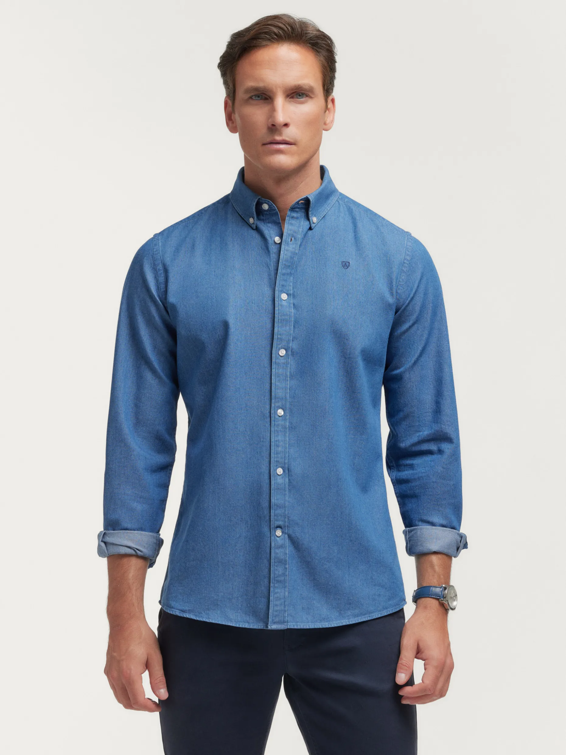 CAMISA DENIM SLUB <Alvaro Moreno New