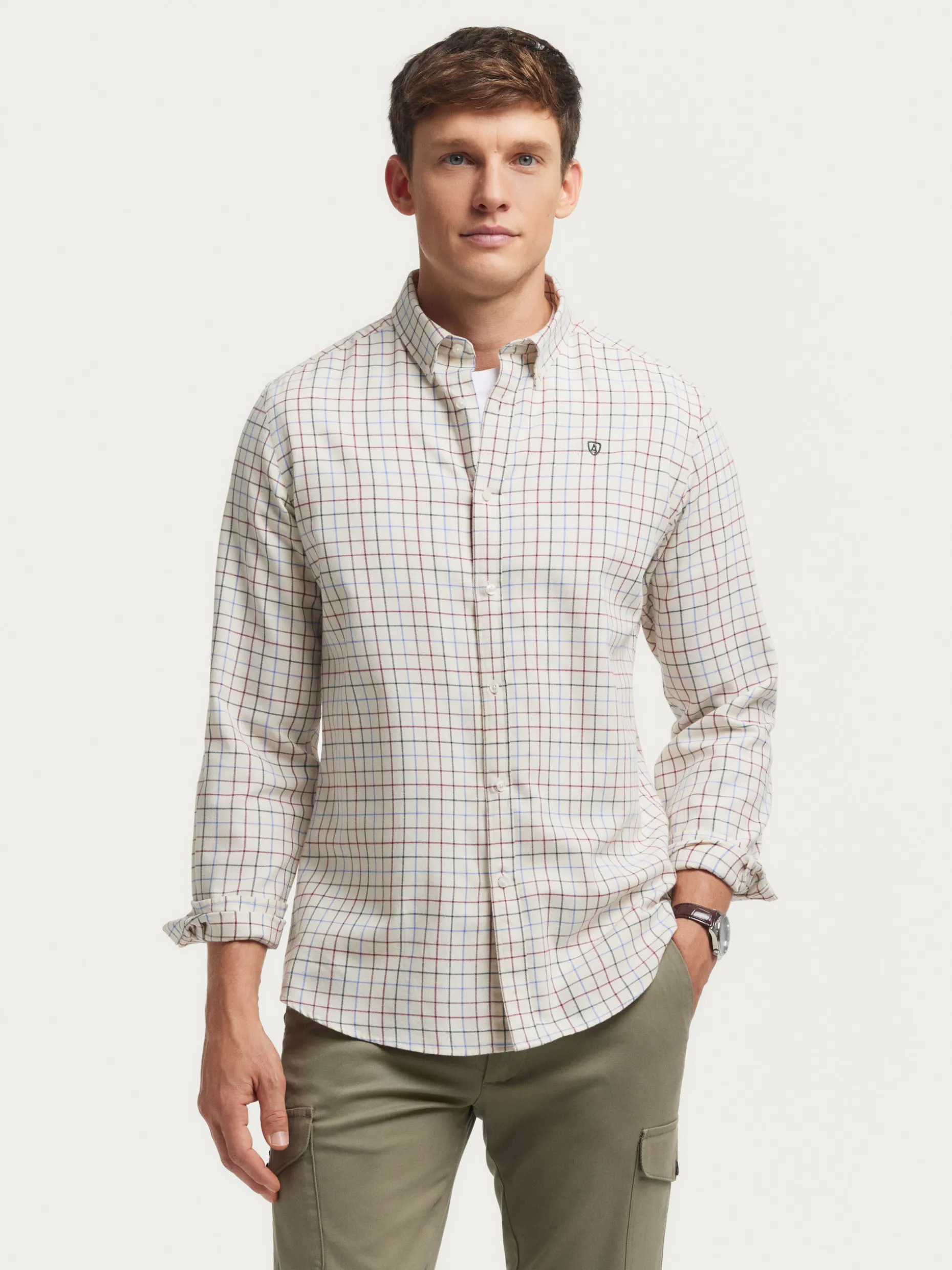 CAMISA FLANNEL CHECKS <Alvaro Moreno Clearance