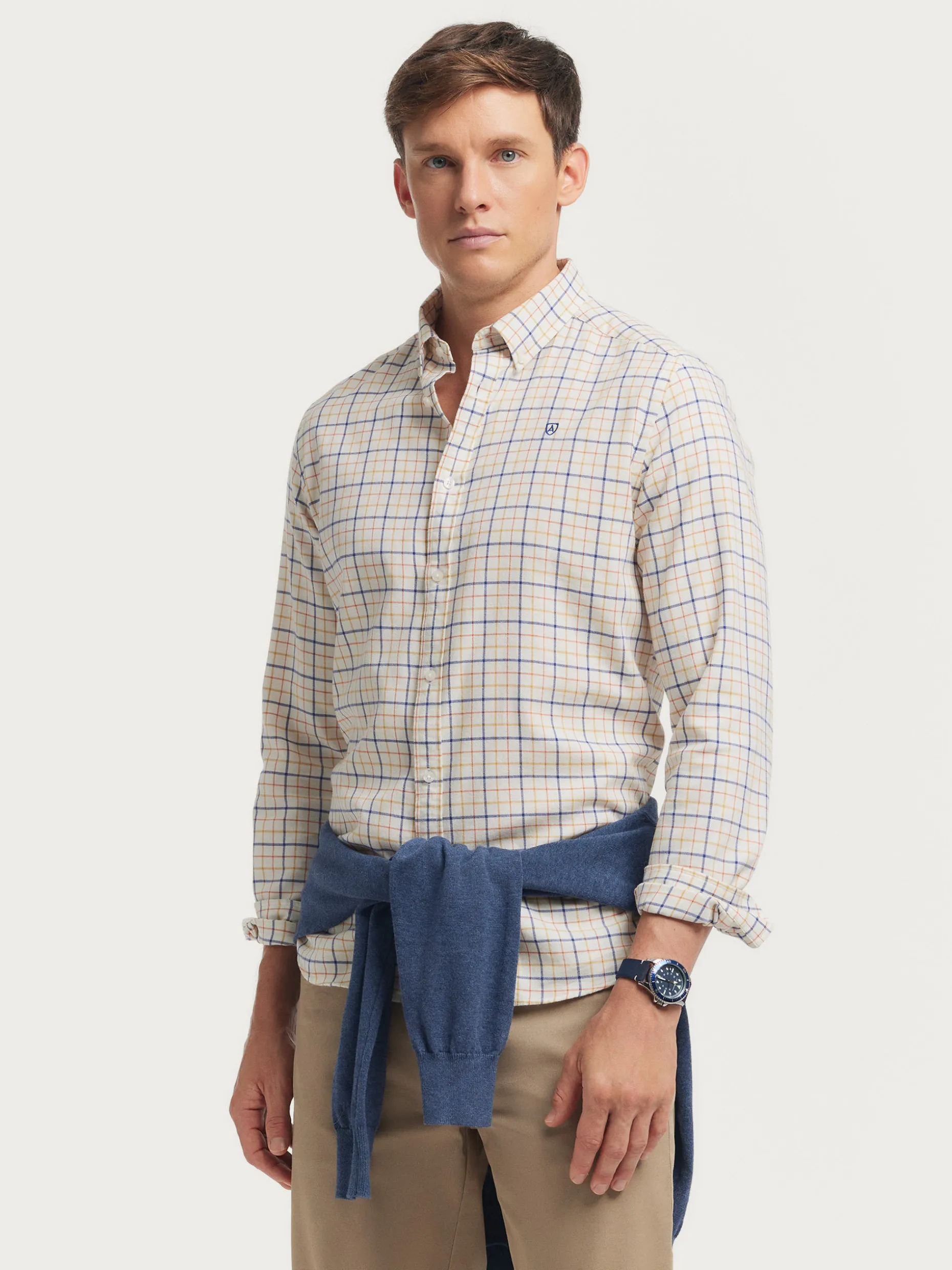 CAMISA FLANNEL CHECKS <Alvaro Moreno Outlet