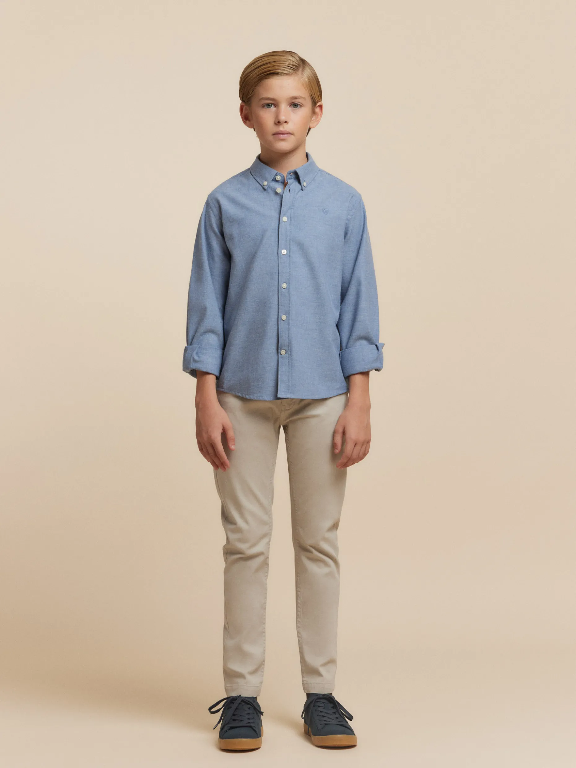 CAMISA FLANNEL TWILL KIDS <Alvaro Moreno Sale