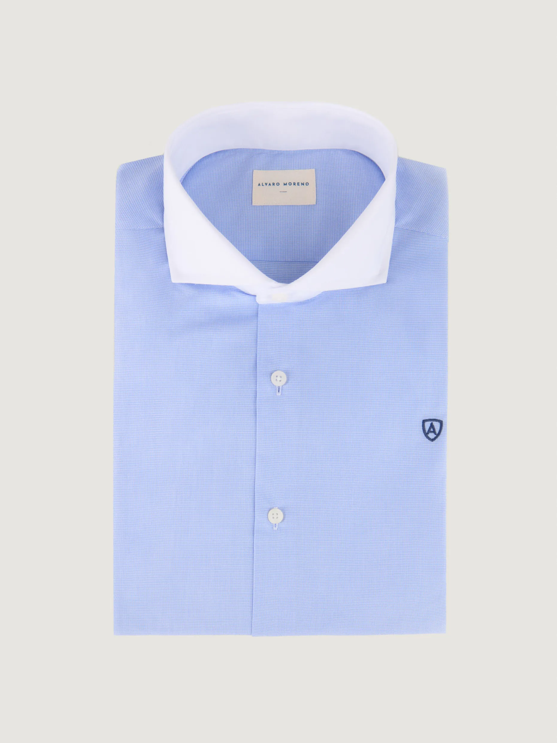 CAMISA MICRO C. BLANCO <Alvaro Moreno Outlet