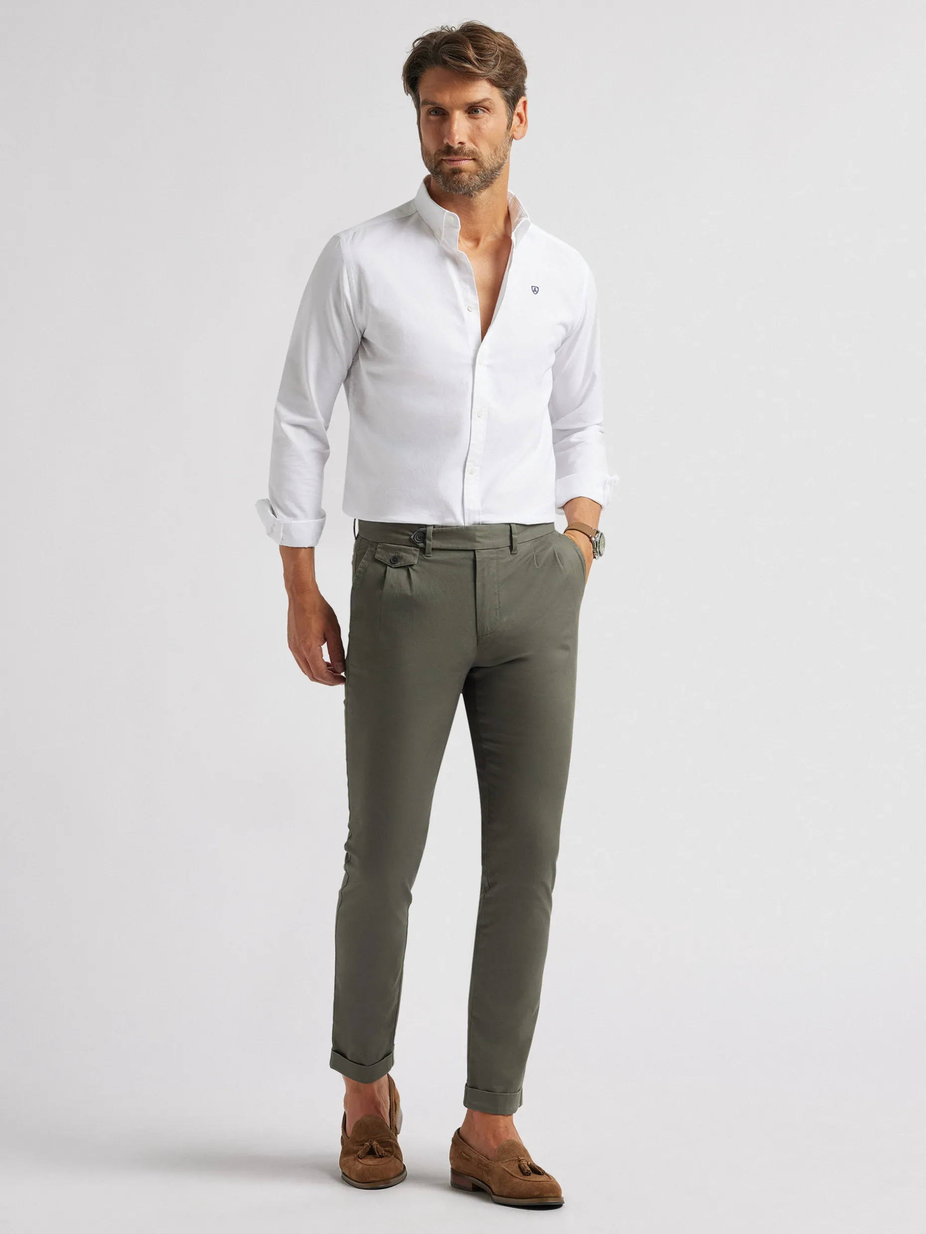 CAMISA OXFORD BASIC <Alvaro Moreno Online