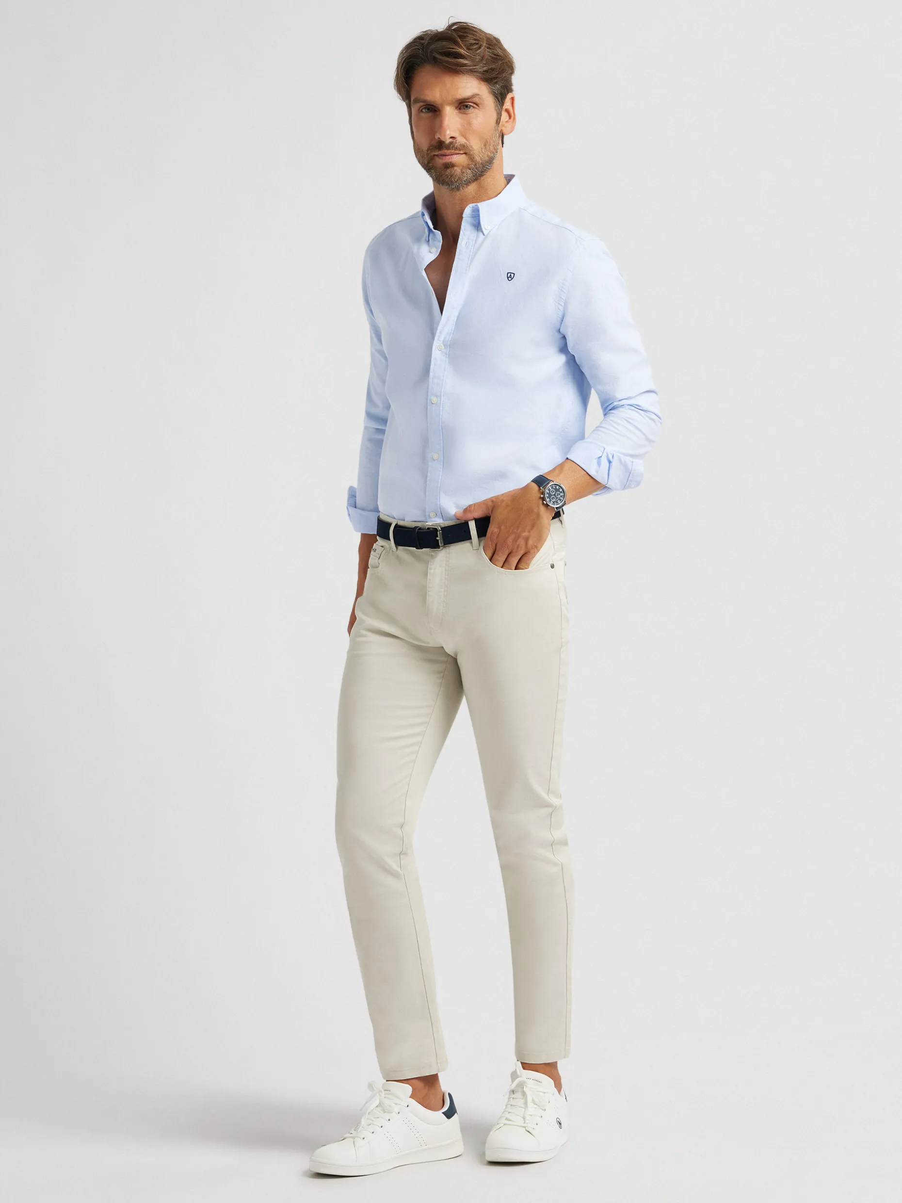 CAMISA OXFORD BASIC <Alvaro Moreno Best