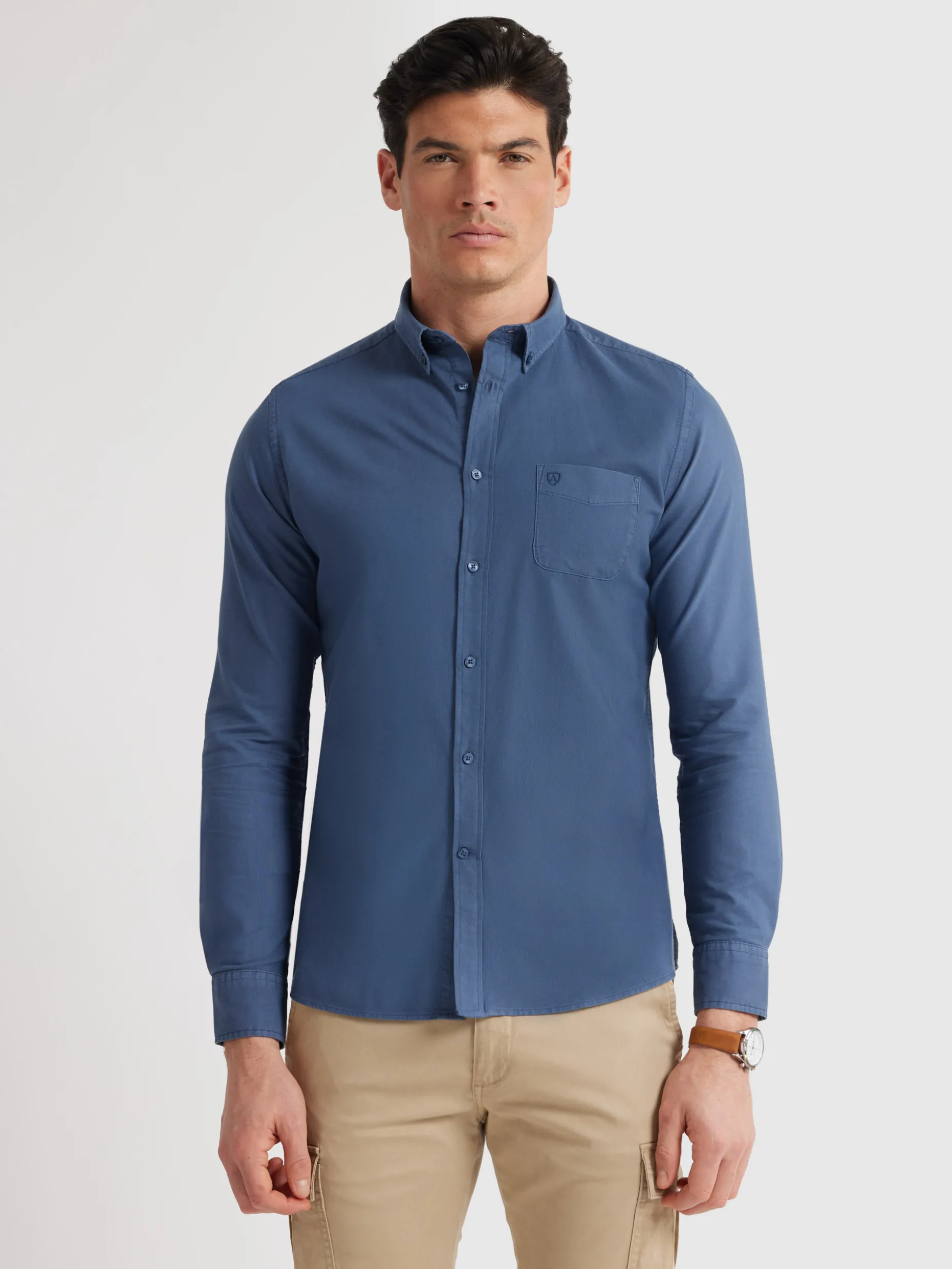 CAMISA OXFORD POCKET DYE <Alvaro Moreno Outlet