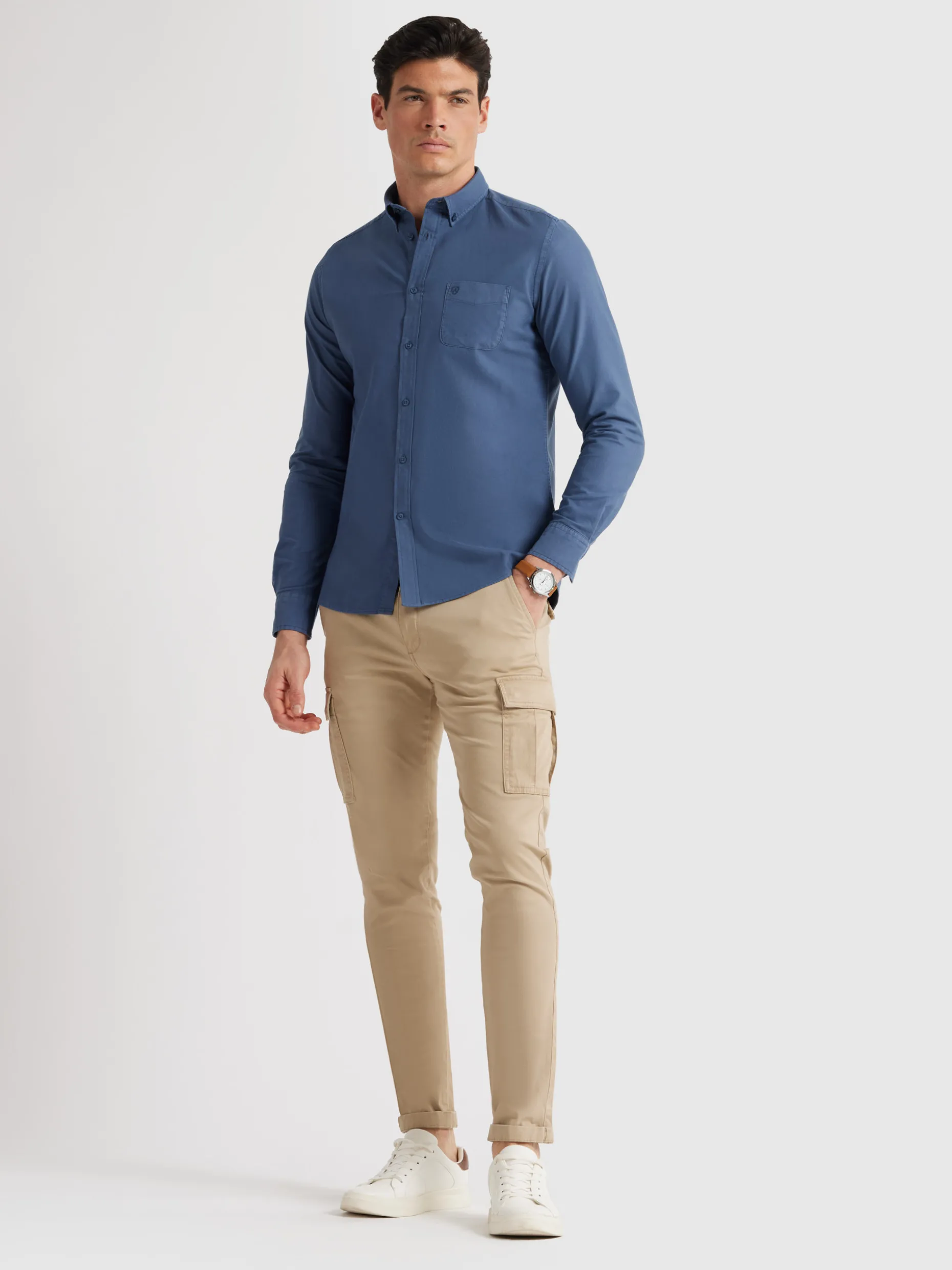 CAMISA OXFORD POCKET DYE <Alvaro Moreno Outlet