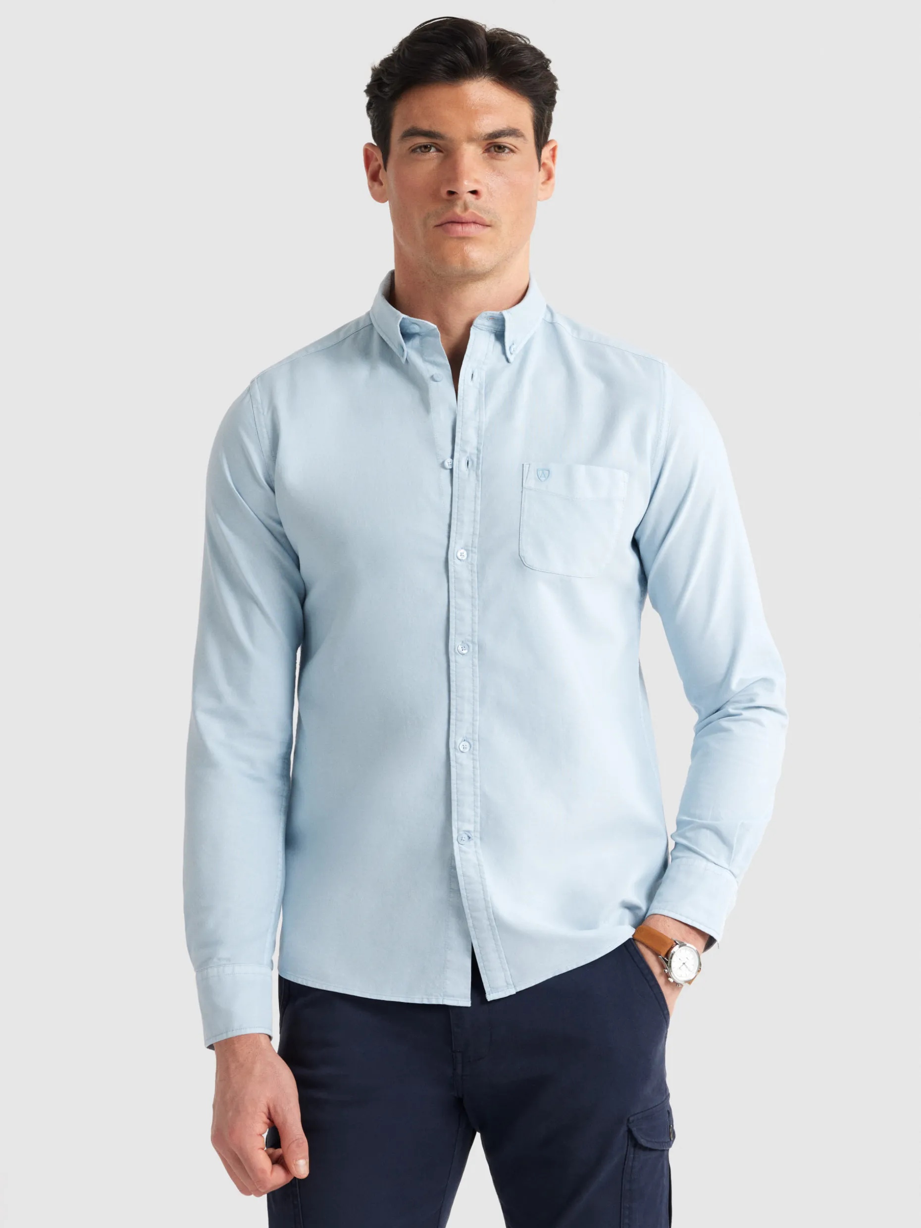 CAMISA OXFORD POCKET DYE <Alvaro Moreno Online