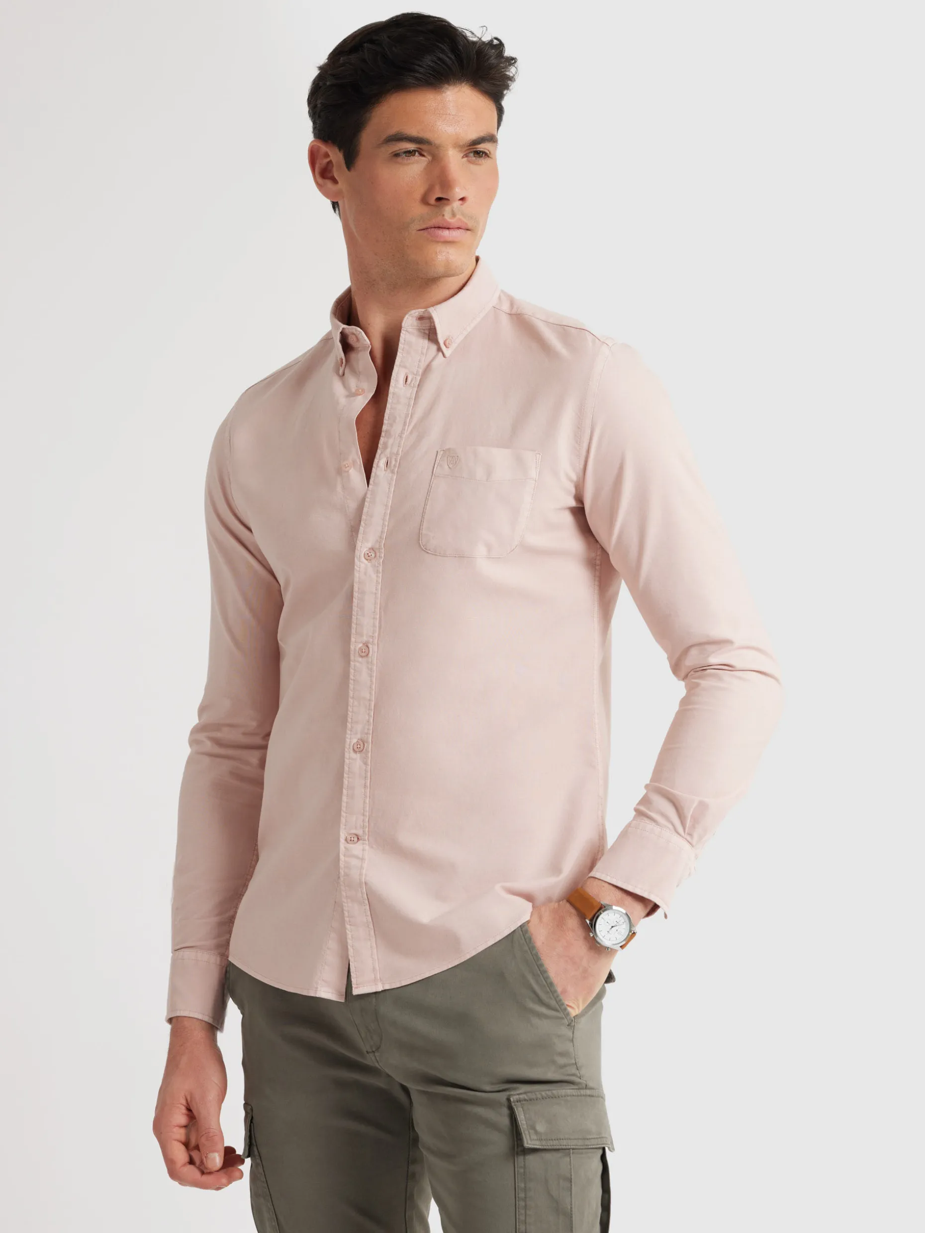 CAMISA OXFORD POCKET DYE <Alvaro Moreno Cheap