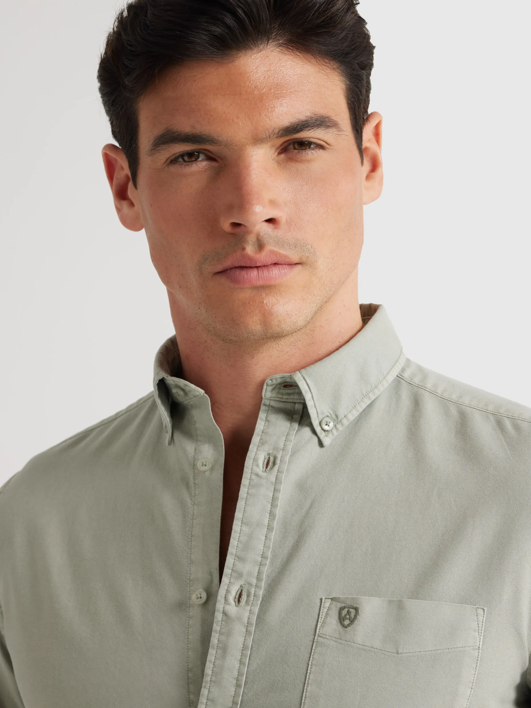 CAMISA OXFORD POCKET DYE <Alvaro Moreno Fashion