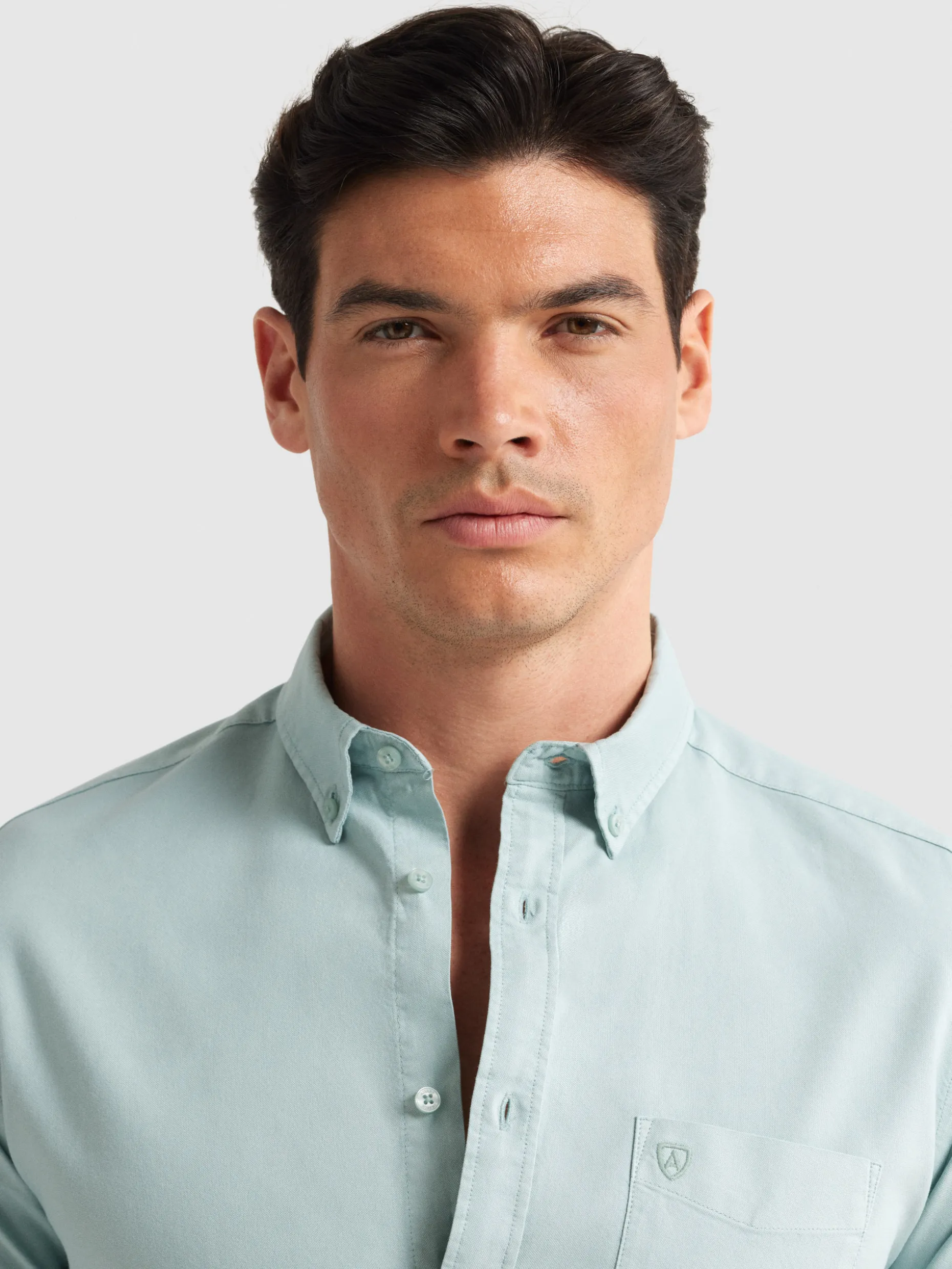 CAMISA OXFORD POCKET DYE <Alvaro Moreno Cheap