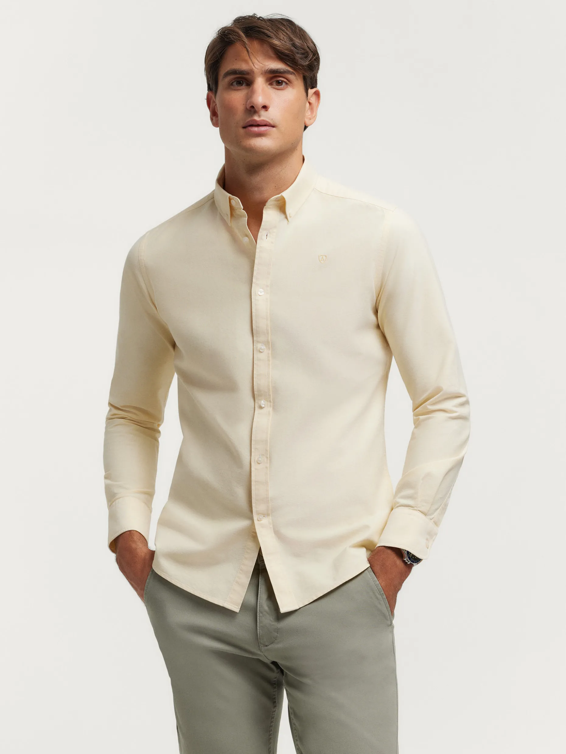 CAMISA OXFORD SOLID <Alvaro Moreno Discount