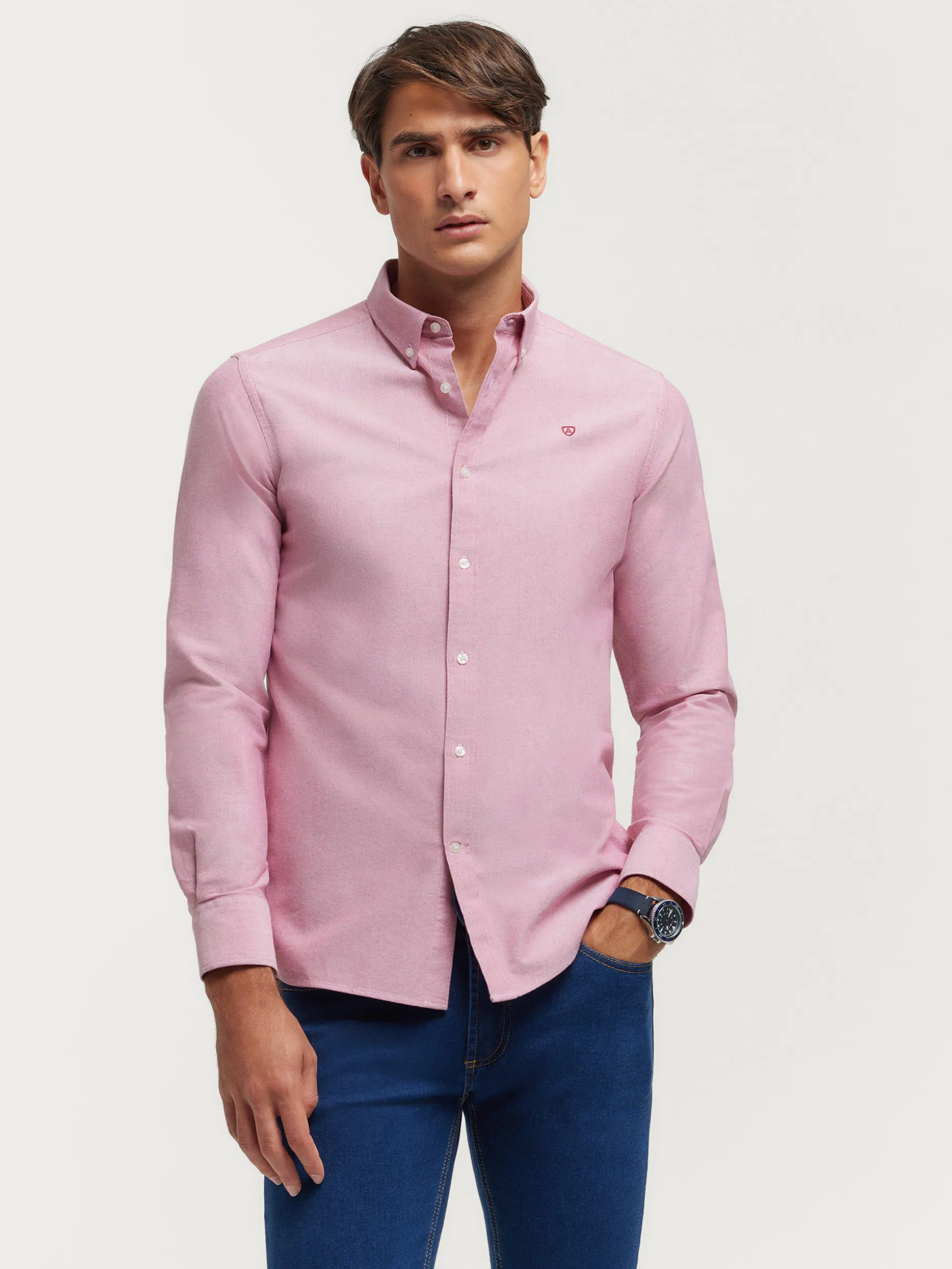 CAMISA OXFORD SOLID <Alvaro Moreno Outlet