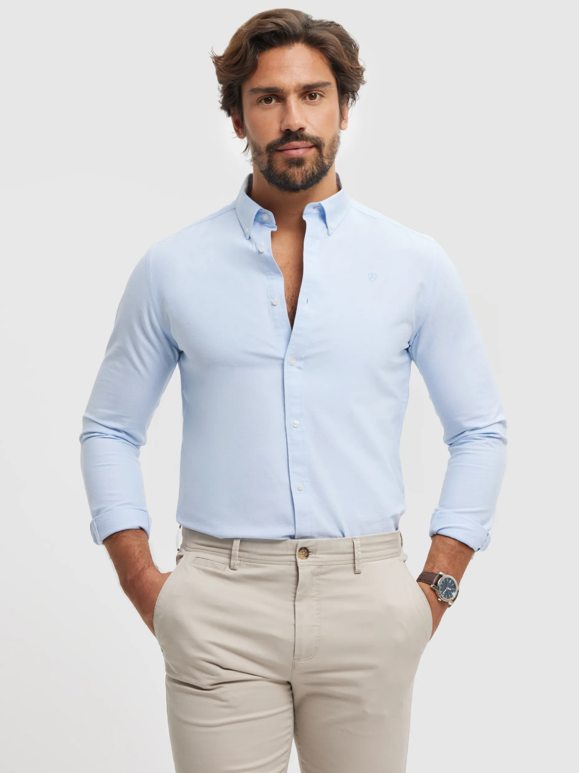 CAMISA OXFORD SOLID <Alvaro Moreno Store