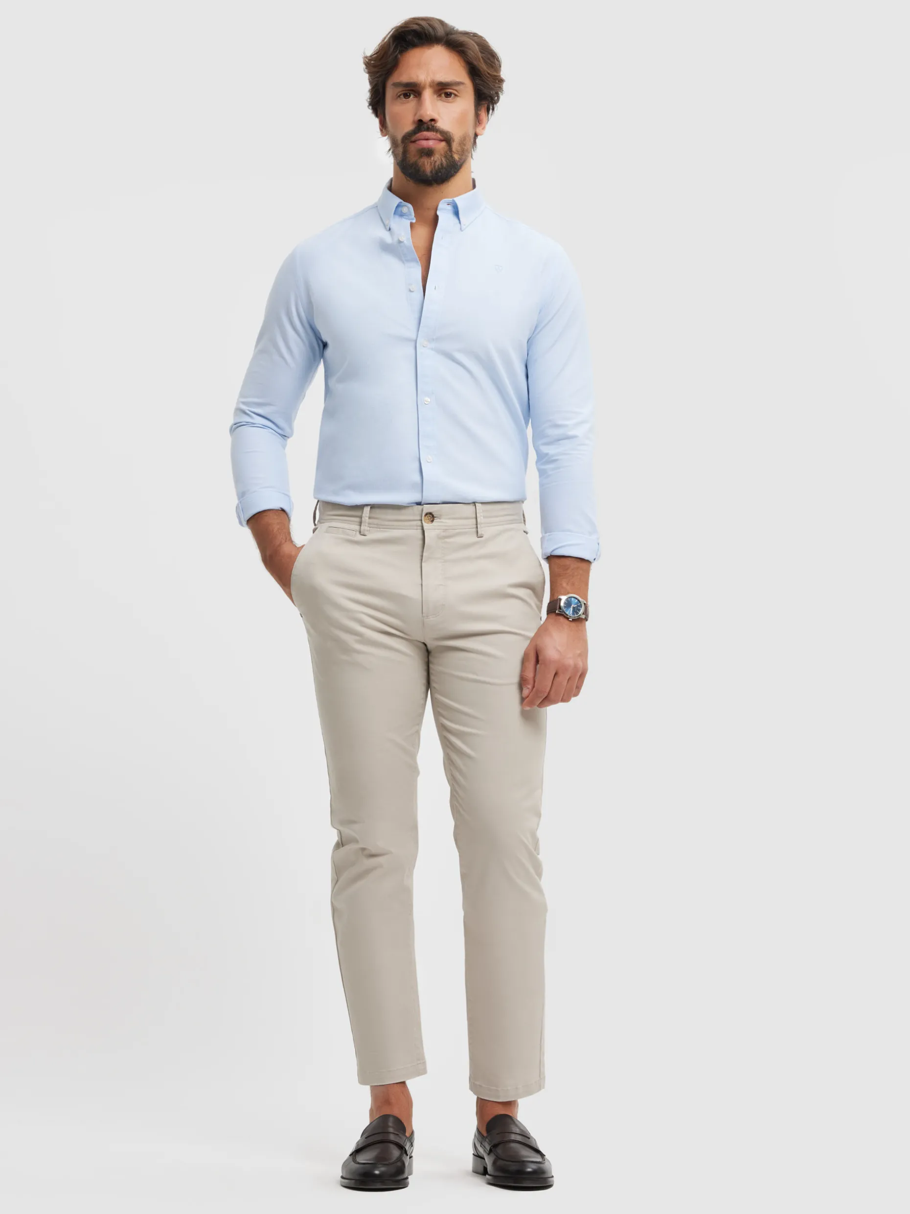 CAMISA OXFORD SOLID <Alvaro Moreno Store