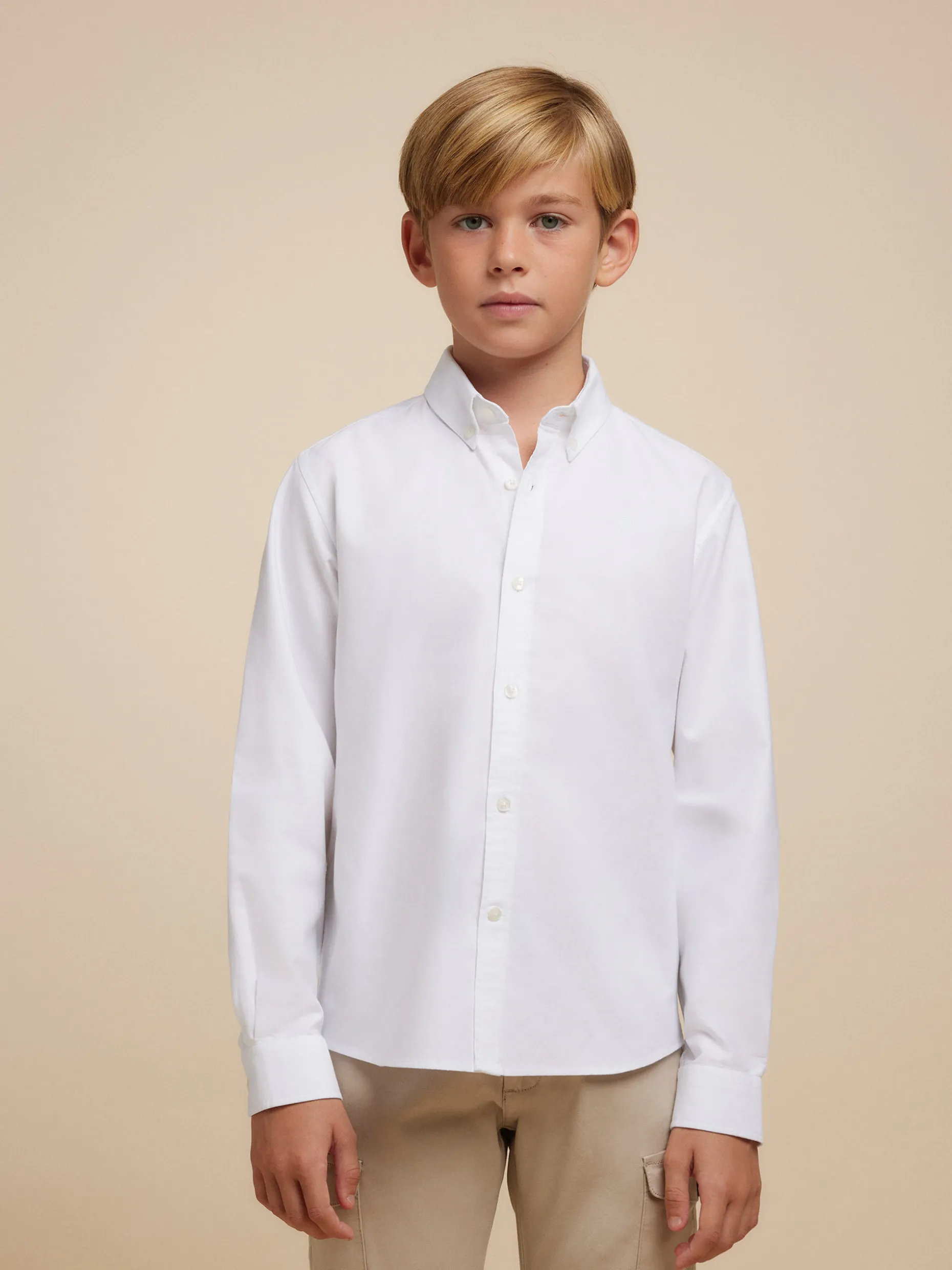 CAMISA OXFORD SOLID KIDS <Alvaro Moreno Fashion