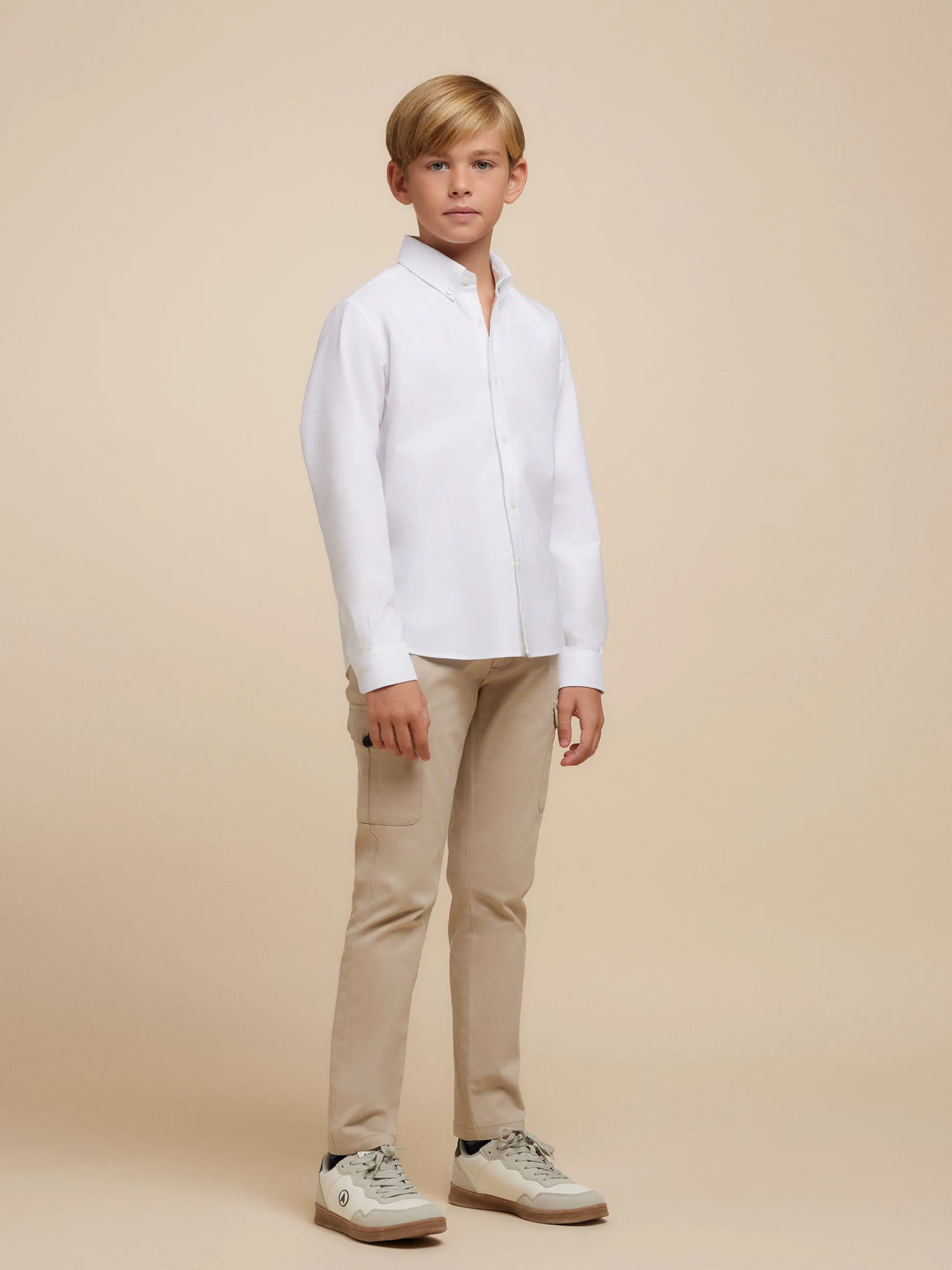 CAMISA OXFORD SOLID KIDS <Alvaro Moreno Fashion