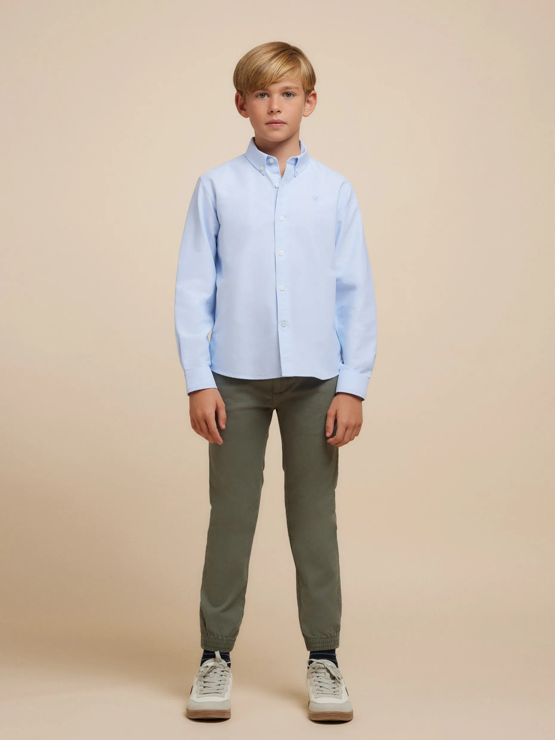 CAMISA OXFORD SOLID KIDS <Alvaro Moreno New