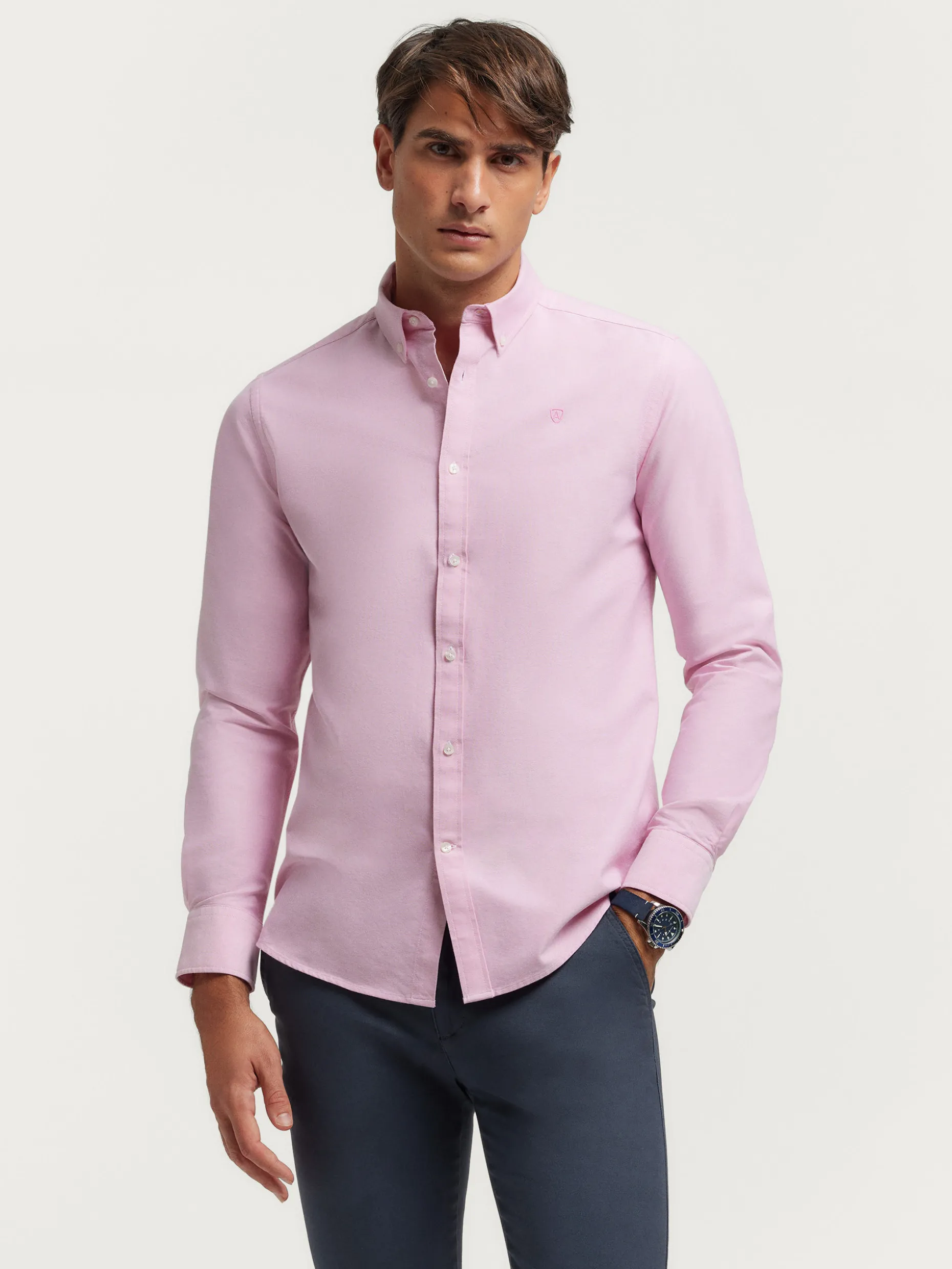 CAMISA OXFORD SOLID <Alvaro Moreno Online