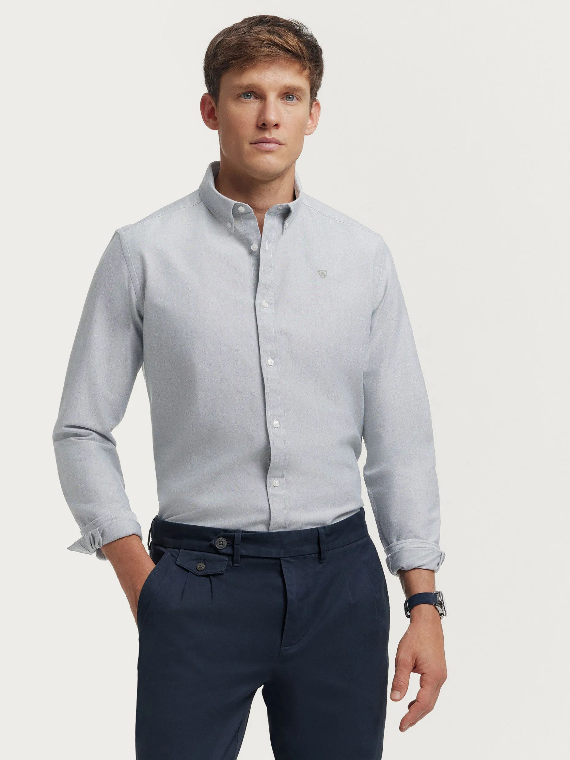 CAMISA OXFORD SOLID <Alvaro Moreno Outlet