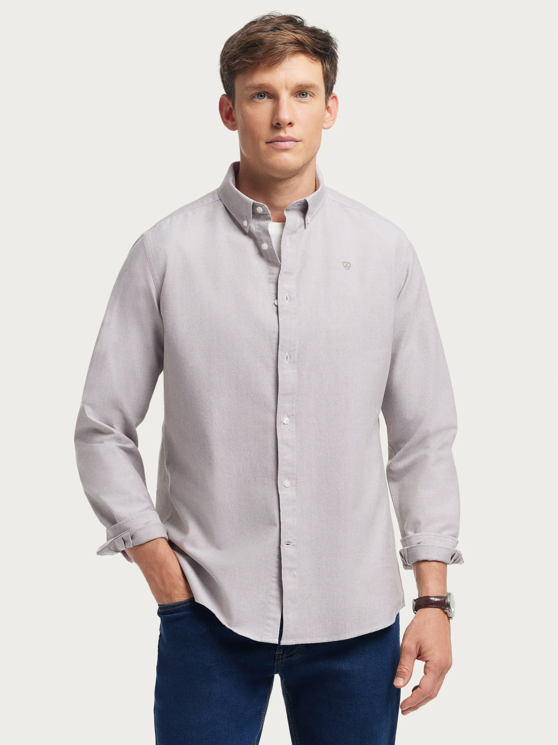 CAMISA OXFORD SOLID <Alvaro Moreno Store