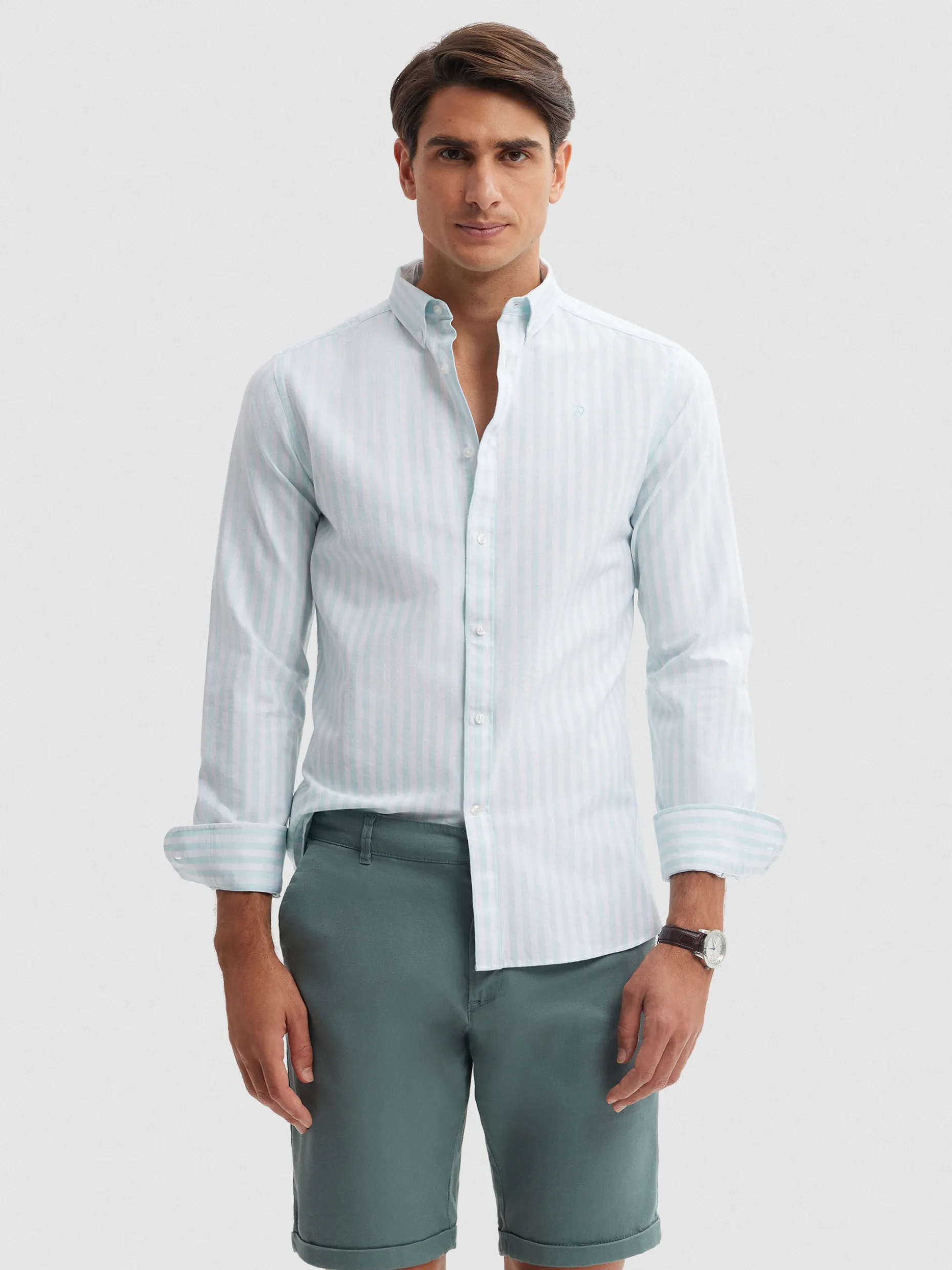 CAMISA OXFORD SUNSET <Alvaro Moreno Sale