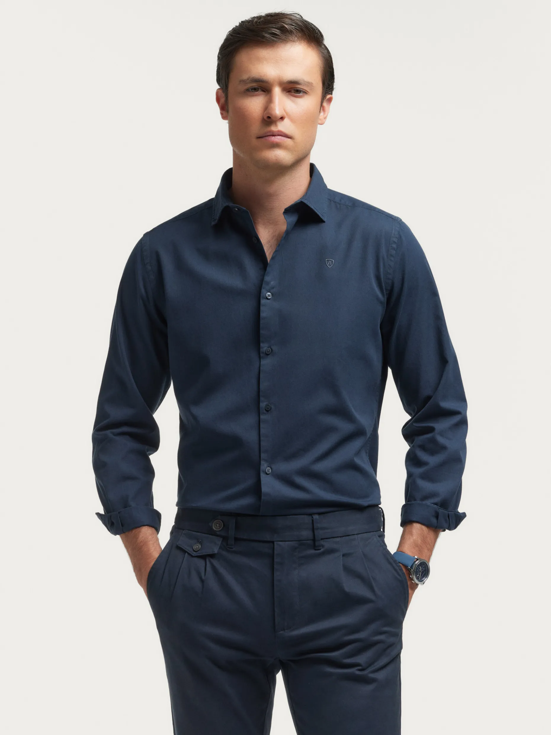 CAMISA TWILL DYE <Alvaro Moreno Cheap