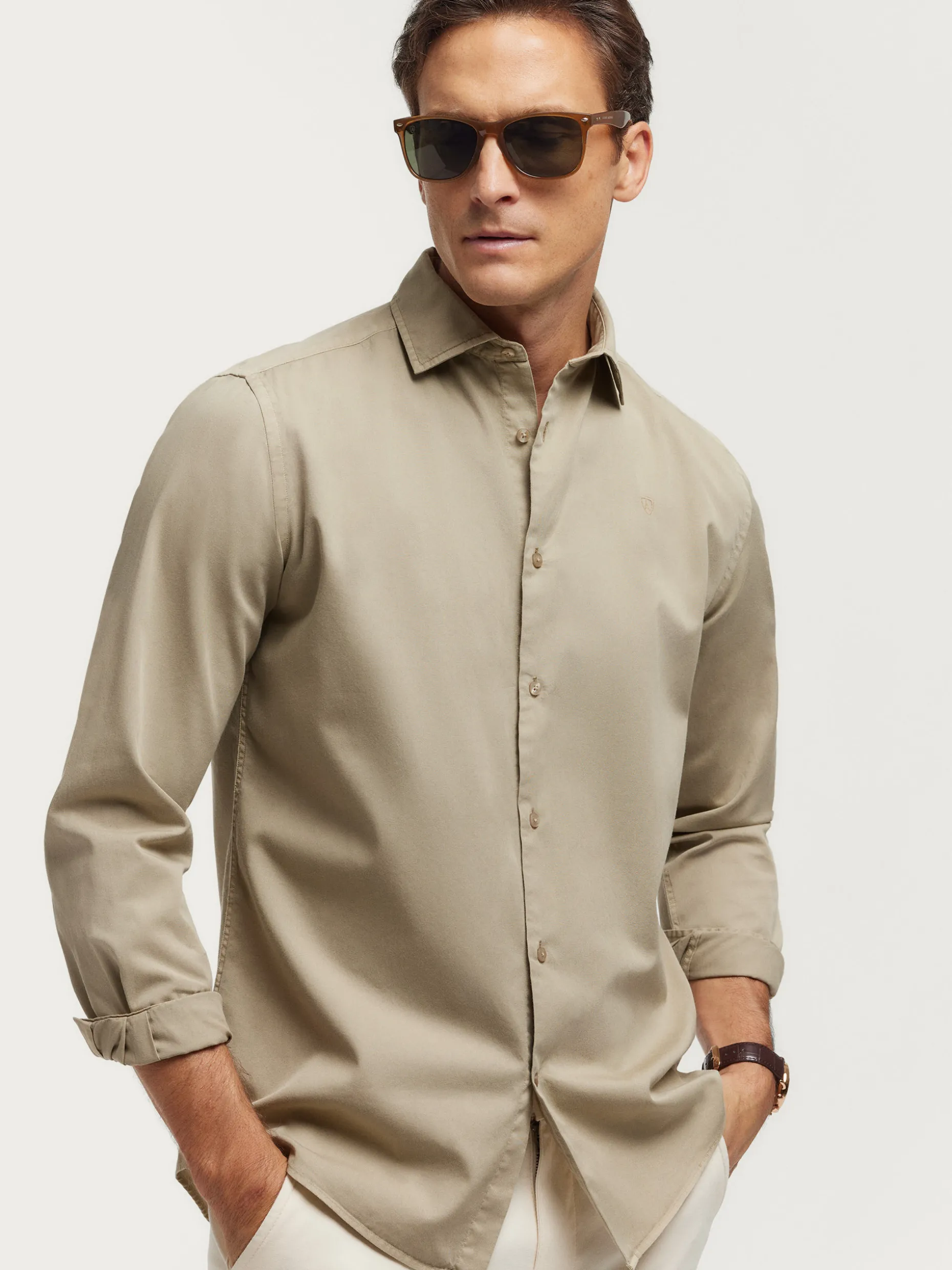 CAMISA TWILL DYE <Alvaro Moreno Online