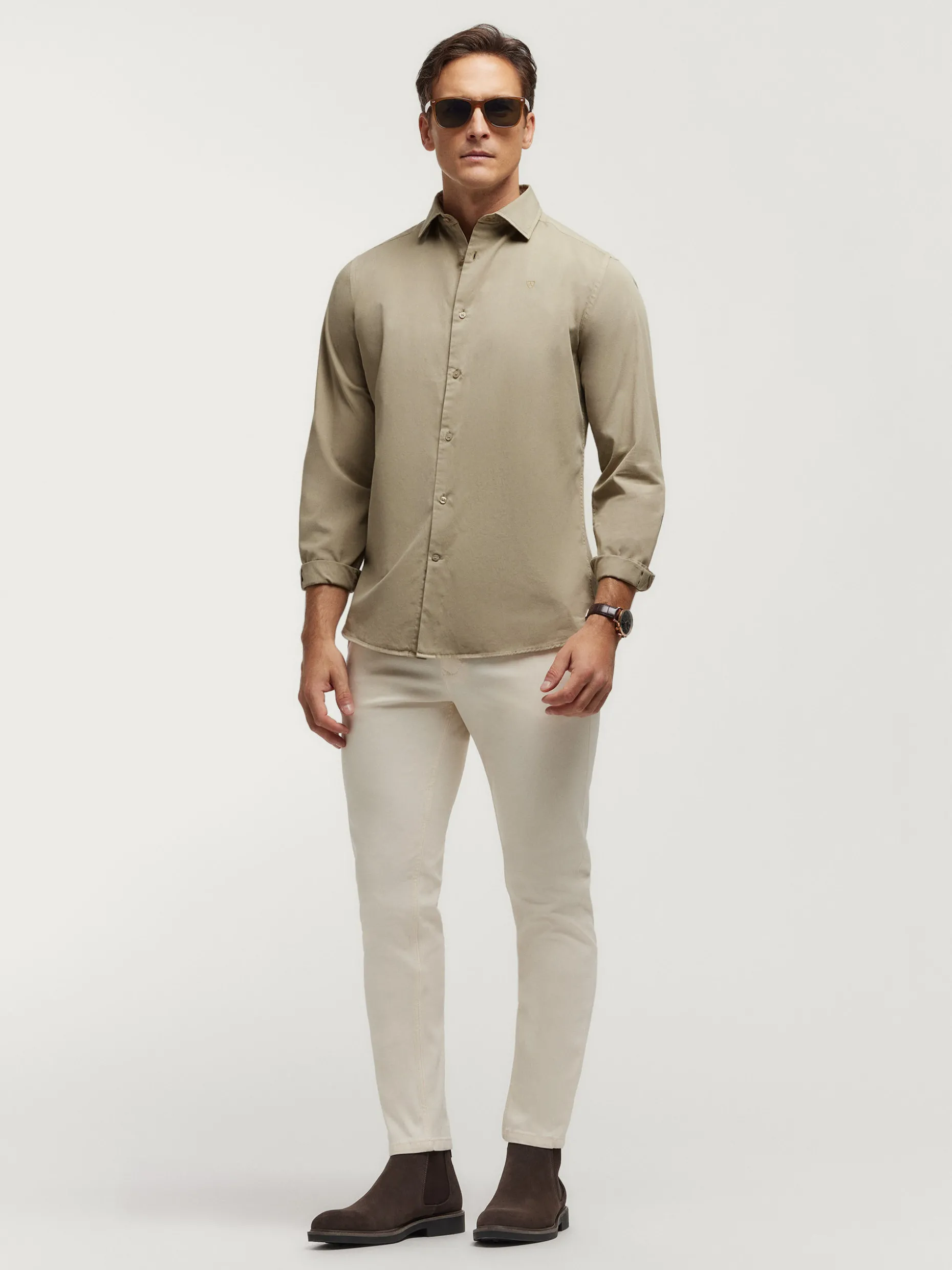 CAMISA TWILL DYE <Alvaro Moreno Online