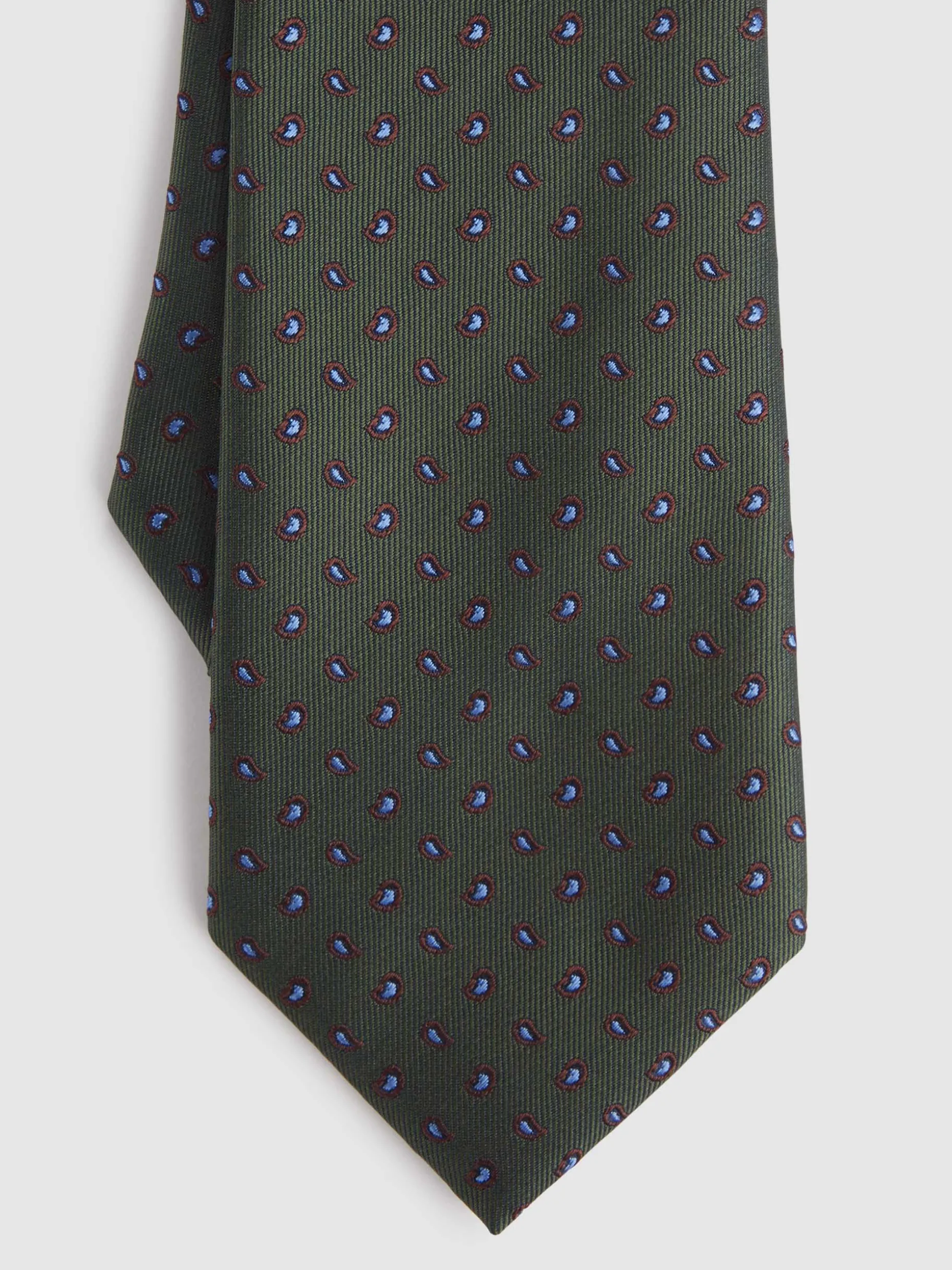 CORBATA JACQUARD MF VERDE<Alvaro Moreno Best Sale