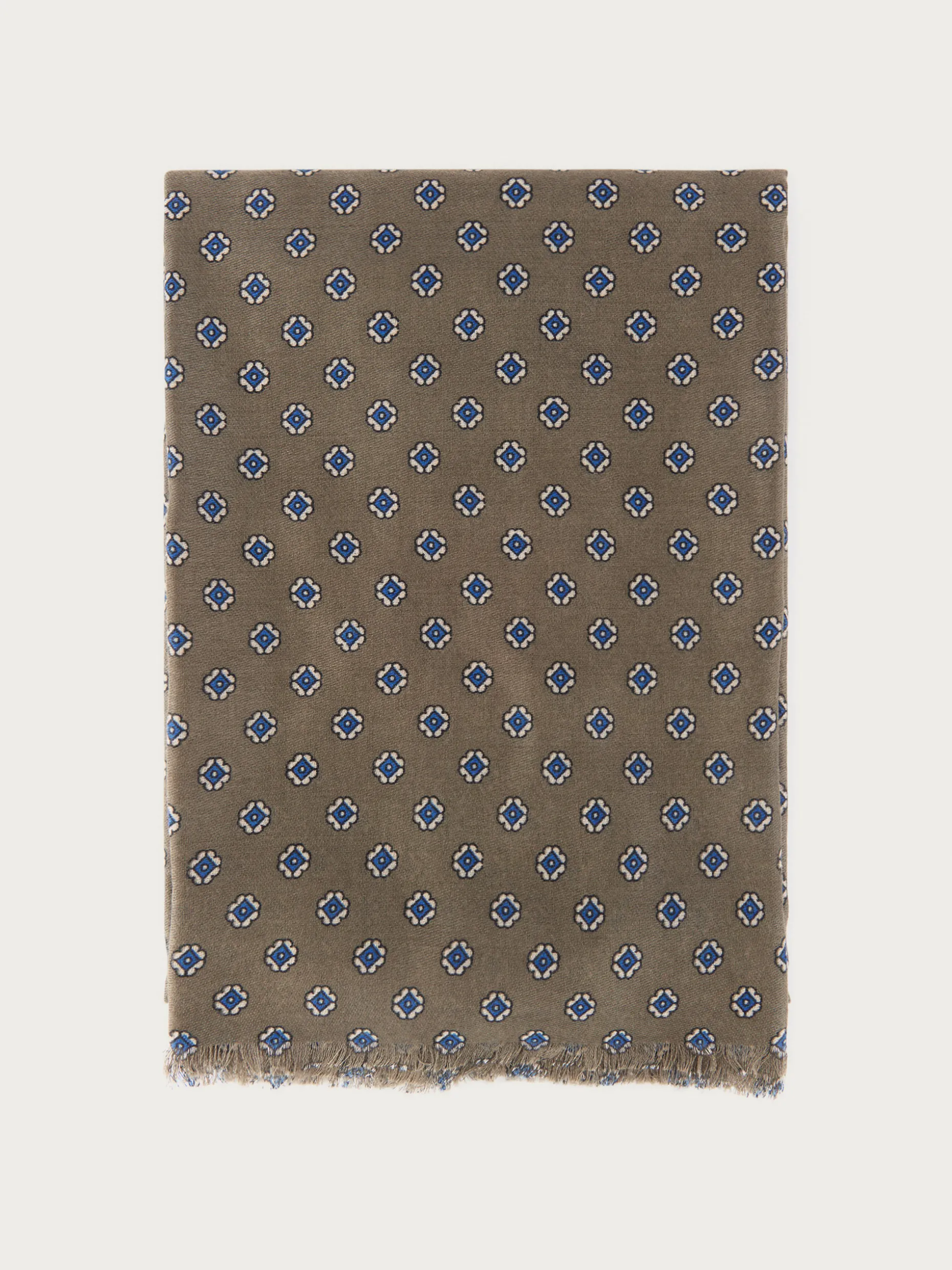 FOULARD PRINT MARRÓN<Alvaro Moreno Shop