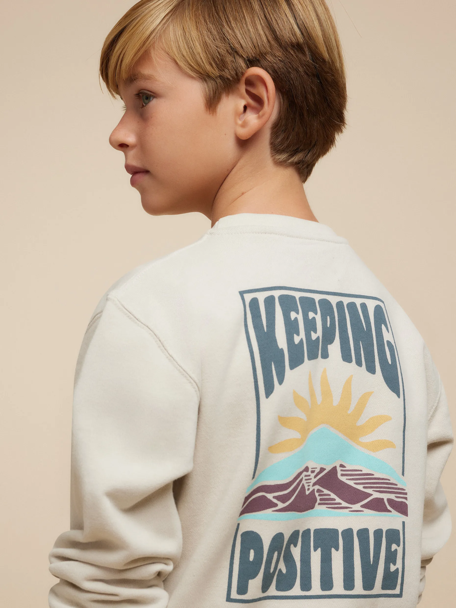 SUDADERA POSITIVE KIDS <Alvaro Moreno Clearance